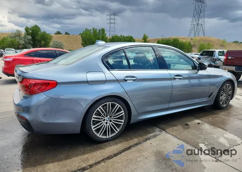 2018 BMW M550Xi из США, поврежденный, VIN WBAJB9C56JB035431